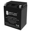 Mighty Max Battery YTX14AHL 12V 12Ah Battery Replaces Cagiva 350cc T4 E Elefant W12 1999 YTX14AHL318